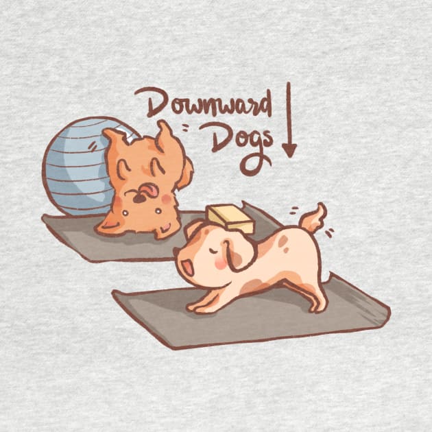 Downward Dogs by mschibious